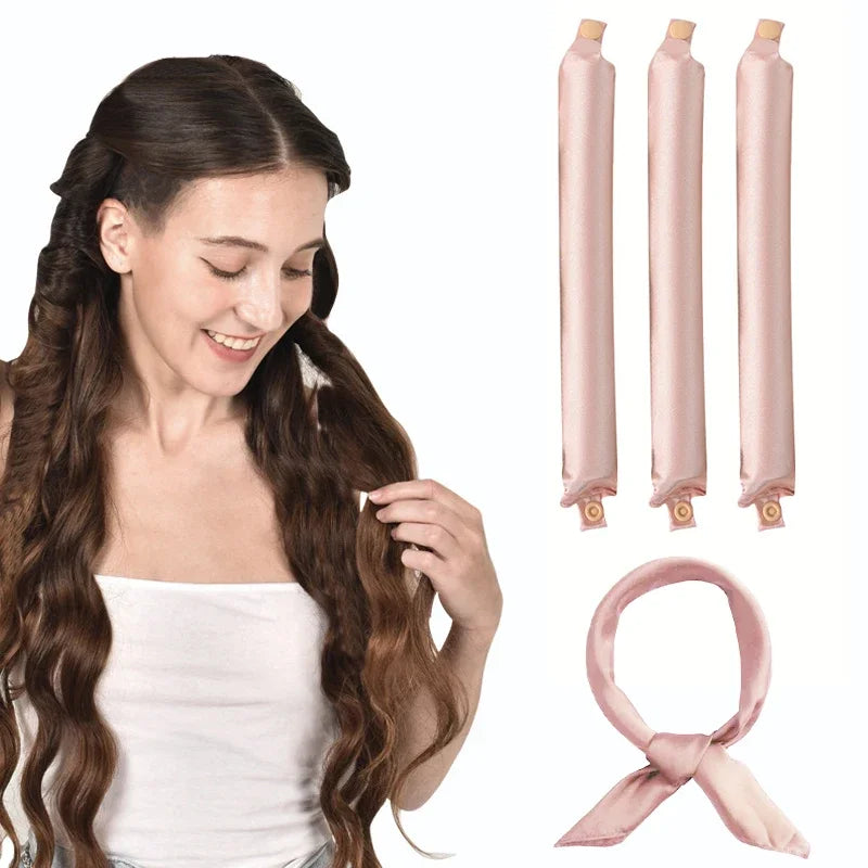 EileynBeauty™ 3pcs Set Heatless Curler ✨ — Wake Up to Perfect Curls Pro