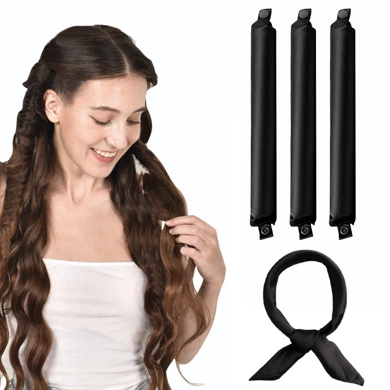 EileynBeauty™ 3pcs Set Heatless Curler ✨ — Wake Up to Perfect Curls Pro