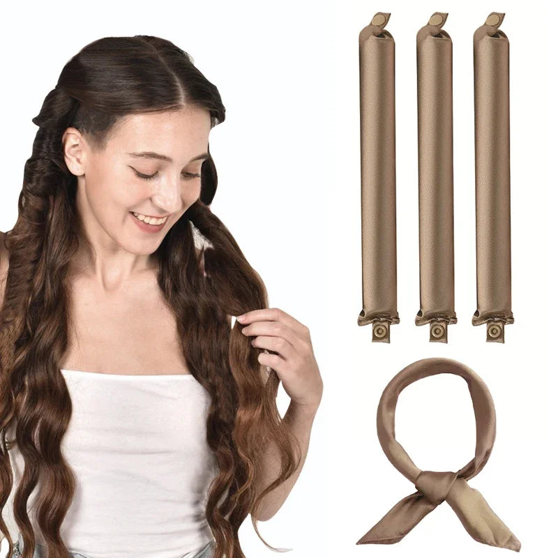 EileynBeauty™ 3pcs Set Heatless Curler ✨ — Wake Up to Perfect Curls Pro