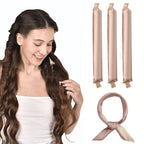 EileynBeauty™ 3pcs Set Heatless Curler ✨ — Wake Up to Perfect Curls Pro